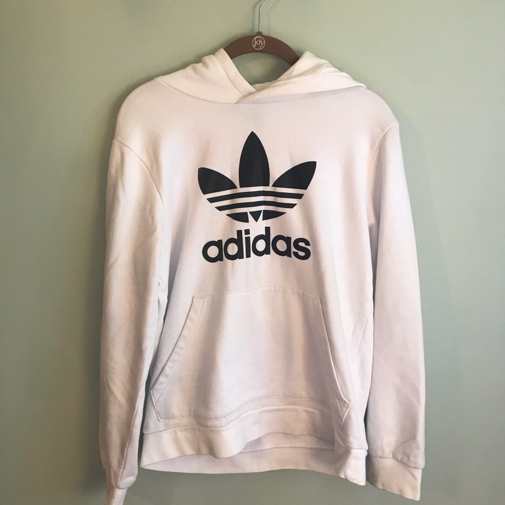 Adidas White hoodie